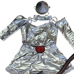 New Trickz N' Treatz Have A Heart Tin Woman Costume Wizard of Oz Juniors Small